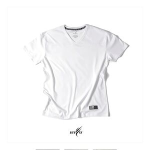 T-shirt. White v neck.